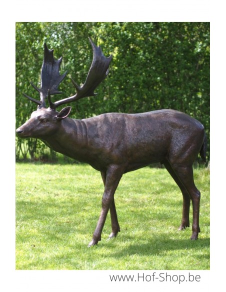Daim - statue en bronze (B1408)