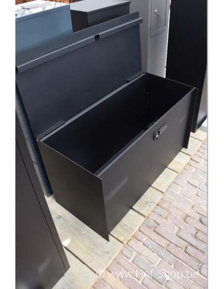 Bulkbox RAL 9005 - ONZO boîte à colis aluminium