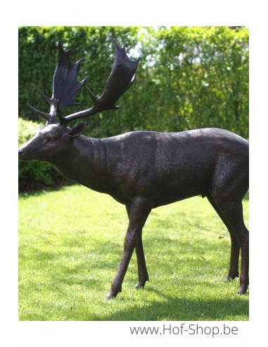 Daim - statue en bronze (B1408)