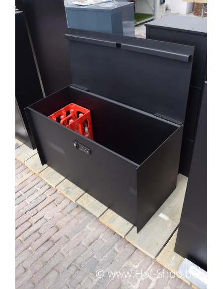 Bulkbox RAL 9005 - XXL eSafe pakketbus aluminium