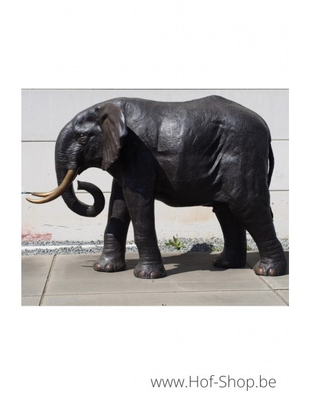 Gros éléphant - statue en bronze (B944)
