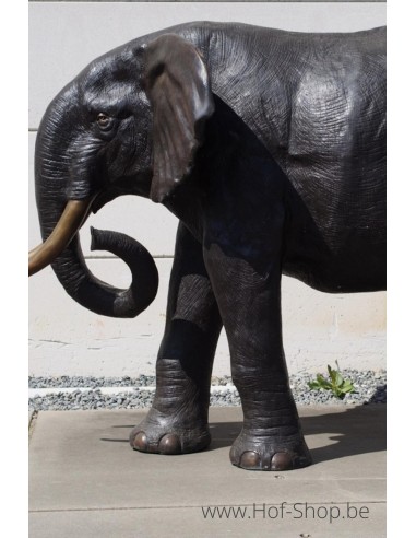 Gros éléphant - statue en bronze (B944)