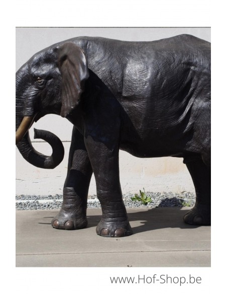Grote olifanten - bronzen beeld (B944)