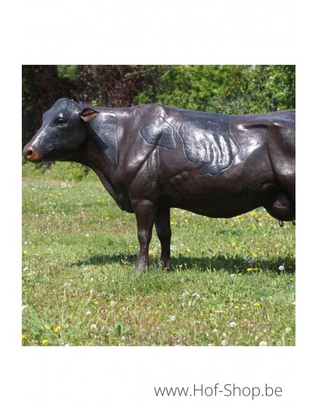 Grosse vache - statue en bronze (B91154)