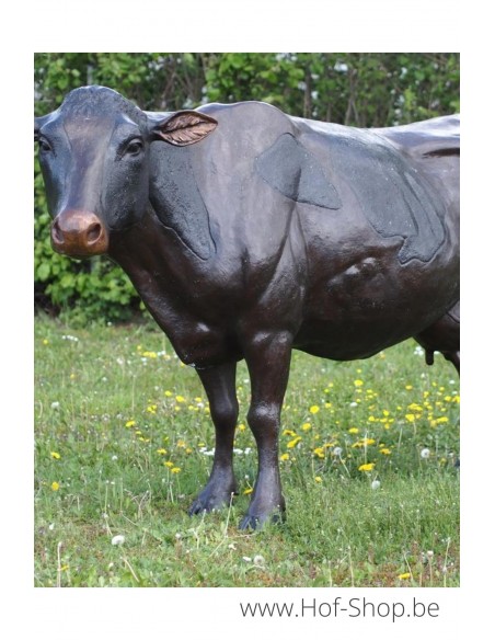Grosse vache - statue en bronze (B91154)