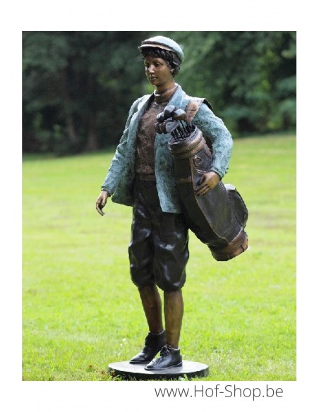 Golfspeler - bronzen beeld (B52121)