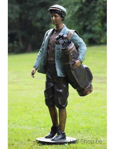 Golfeur - sculpture en bronze (B52121)