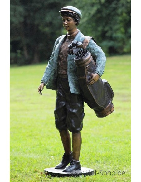 Golfspeler - bronzen beeld (B52121)