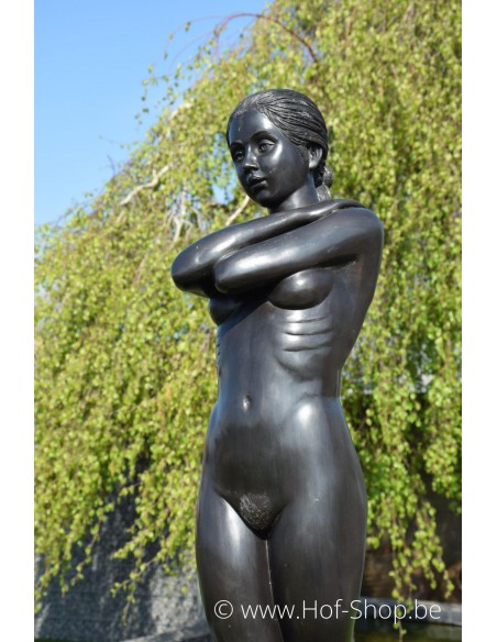 Staand naakt - bronzen beeld (B675)