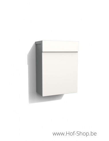 Albo Topa RAL 9016 - aluminium Brievenbus