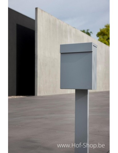 Albo Topa sur pied avec une couleur de votre choix - boîte aux lettres en aluminium