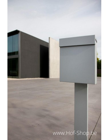 Albo Topa sur pied avec une couleur de votre choix - boîte aux lettres en aluminium