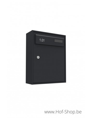 Boxis 540/505 (40 x 31 x 12 cm) - brievenbus aluminium
