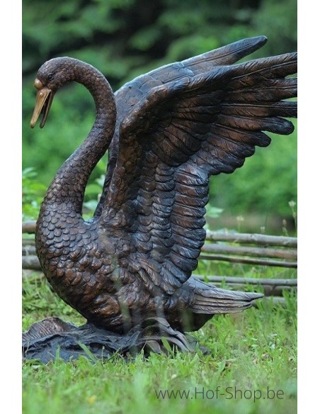 Cygne - statue en bronze (B55874)
