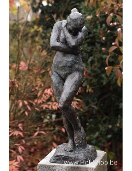 Naakte vrouw van Rodin - bronzen beeld (B55912)