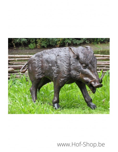 Everzwijn - bronzen beeld (B56170)