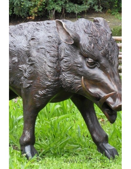 Everzwijn - bronzen beeld (B56170)