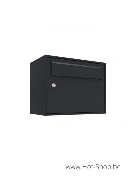 Boxis RAL 9005 - 544/D/515 (31 x 40 x 24 cm) - brievenbus aluminium