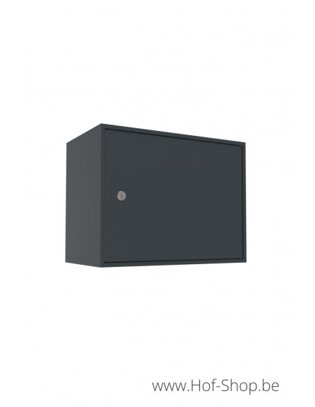 Boxis RAL 7016 - 545/D/515 (31 x 40 x 24 cm) - brievenbus aluminium