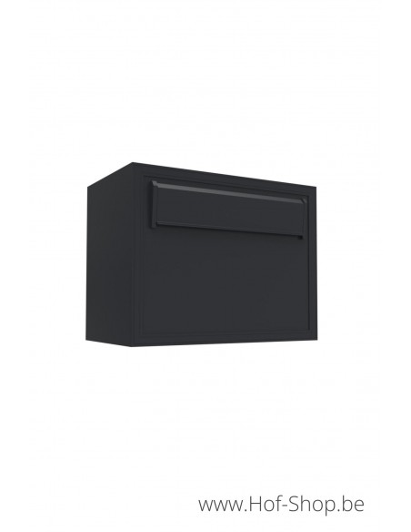 Boxis RAL 9005 - 545/D/515 (31 x 40 x 24 cm) - brievenbus aluminium