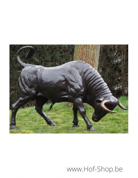 Stier - bronzen beeld (B82058)