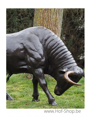 Taureau - statue en bronze (B82058)