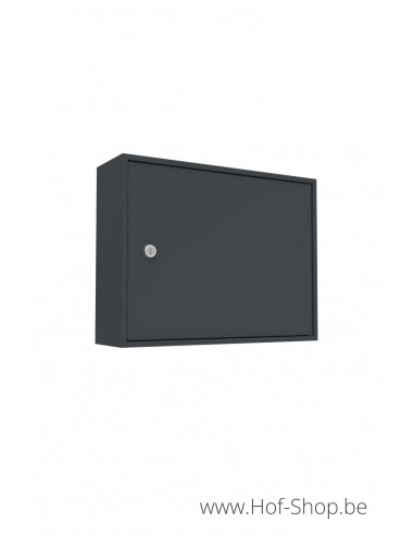 Boxis 547 RAL 7016 opvangbak - brievenopvangkast aluminium