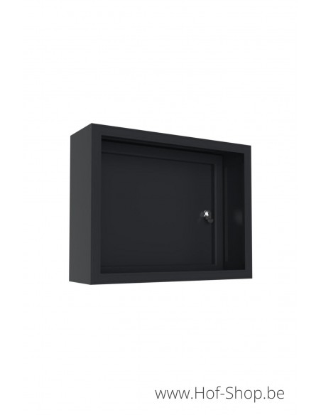 Boxis 547 RAL 9005 opvangbak - brievenopvangkast aluminium