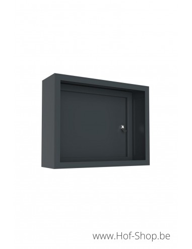 Boxis 547 RAL 7016 opvangbak - brievenopvangkast aluminium