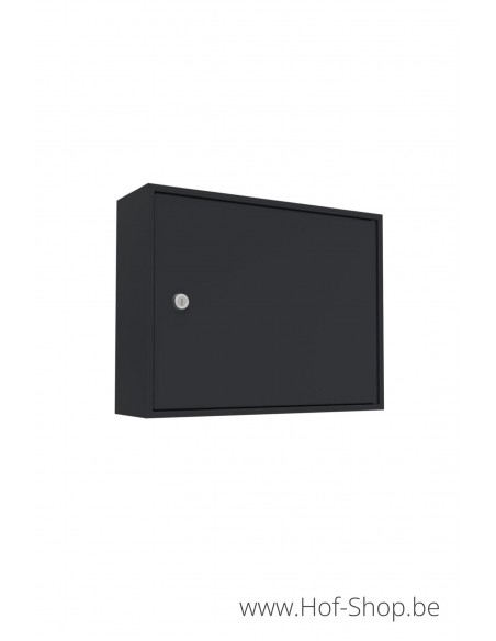 Boxis 547 RAL 9005 opvangbak - brievenopvangkast aluminium