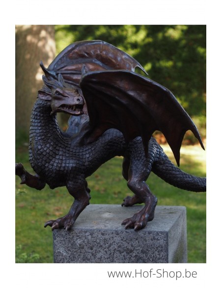 Dragon - statue en bronze (B91190)