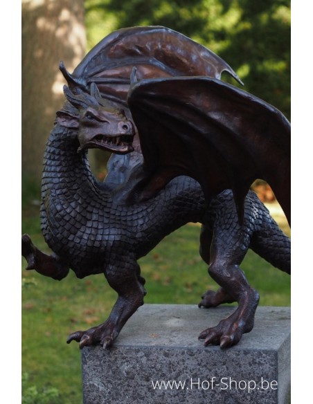 Dragon - statue en bronze (B91190)