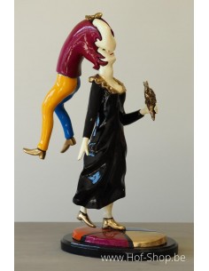 Couple moderne coloré - statue en bronze (B91210)