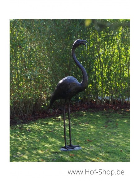 Flamingo - bronzen beeld (B94028)