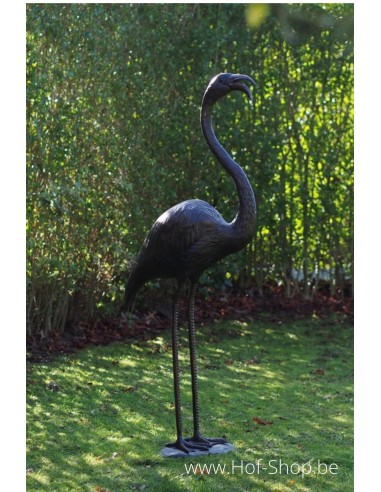Flamingo - bronzen beeld (B94028)