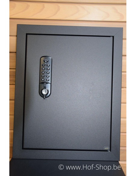 OUTLET Brievenbusdeur met krasjes 529/3 zwart 35,2 x 44,2 cm met DCL-slot - Albo brievenbusdeur aluminium