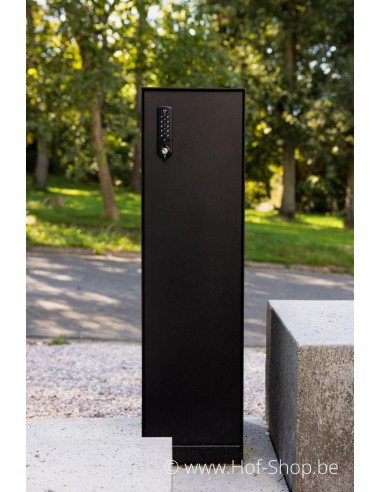 Nexus Medium RAL 9005 - boîte à colis ONZO aluminium
