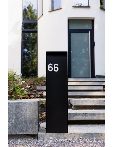 Nexus Medium RAL 9005 - boîte à colis ONZO aluminium
