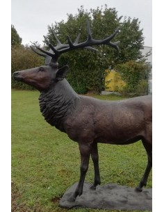 Groot hert - bronzen beeld (PB61039)