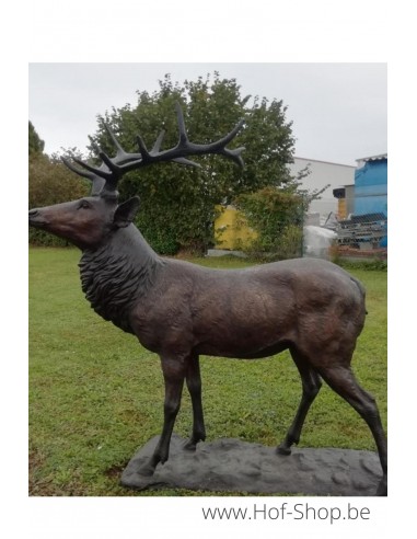 Groot hert - bronzen beeld (PB61039)