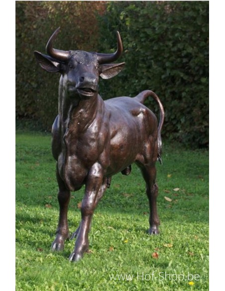 Taureau - statue en bronze (PB61064)
