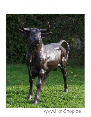 Taureau - statue en bronze (PB61064)