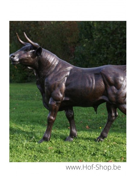 Taureau - statue en bronze (PB61064)