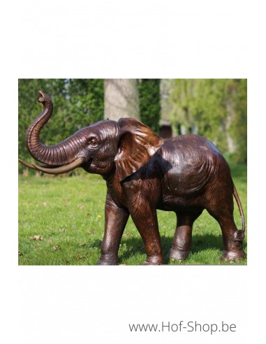 Baby olifant - bronzen beeld (PB61172)