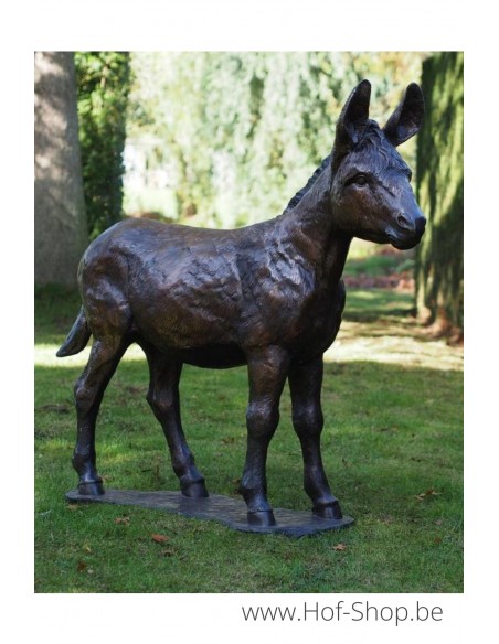 L'âne - statue en bronze (PB61192-1)
