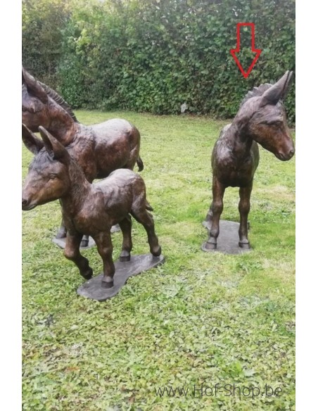 L'âne - statue en bronze (PB61192-2)