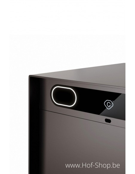 Custo 1 RAL 8019 - slimme pakketbus aluminium