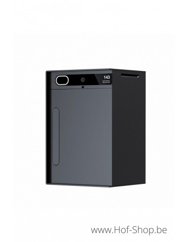 Custo 1s RAL 9004 - boîte à colis intelligente en aluminium