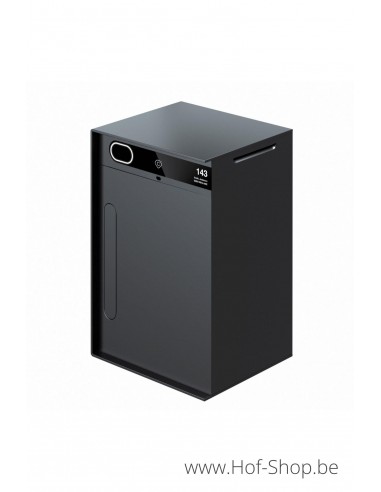 Custo 1s RAL 9004 - boîte à colis intelligente en aluminium