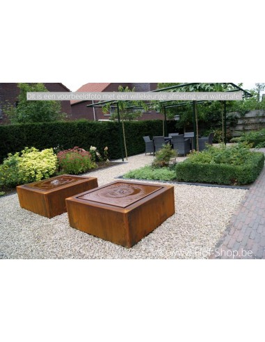 Watertafel cortenstaal Adezz